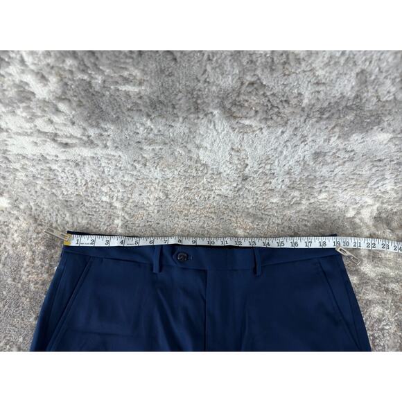 NEW Vince Camuto Sz W37 44XL Straight Leg Trouser Pants Navy Blue Button Zip NWT - Picture 5 of 12